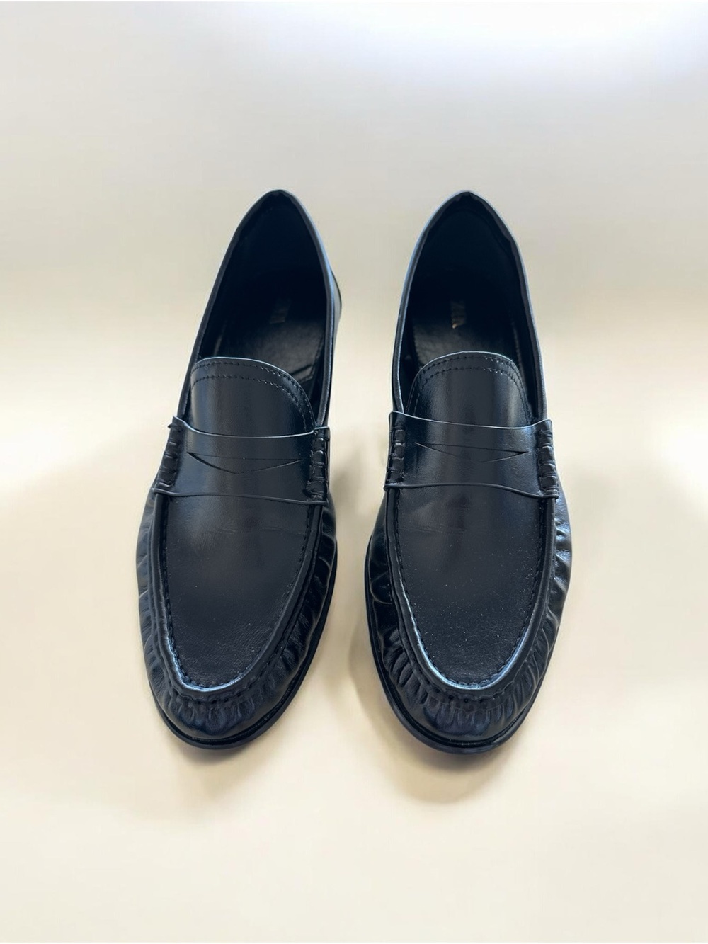 Zara patent loafer